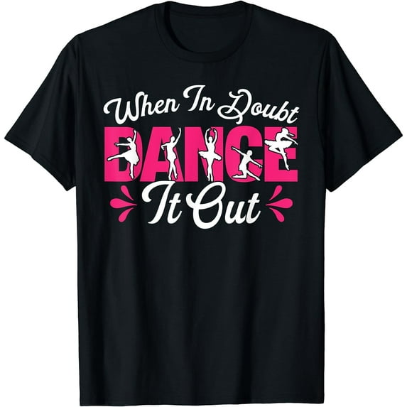 Dance Lover Tshirt Women Dance Instructor Tshirt, Dancing T-Shirt Black X-Large