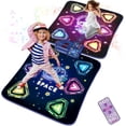 thumbnail image 1 of ANNKIE Dance Mat Toys for 3-12 Year Old Girls Boy,2 Players Dance Mat with Light-up 12 Buttons&5 Games Mode,Kids Dance Game Toy for Girl,Xmas Birthday Gifts for 4 5 6 7 8 9 10+ Year Old Girls Boys, 1 of 7