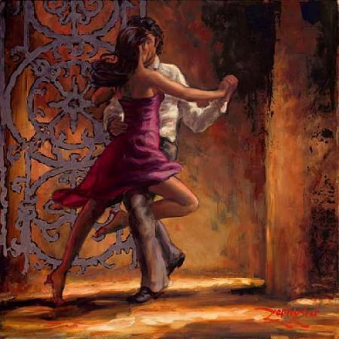 Dance Me In Canvas Art - Zeph Amber (24 x 24)
