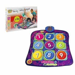 Dance Mixer Electronic Playmat - Touch-Sensitive Design with Background Music- Adjustable Music Tempo Setting ,Plug in Music