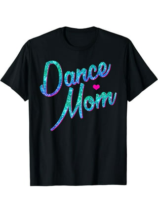 Glitter Hip Hop Dance Mom 3/4 Sleeve Baseball Shirt