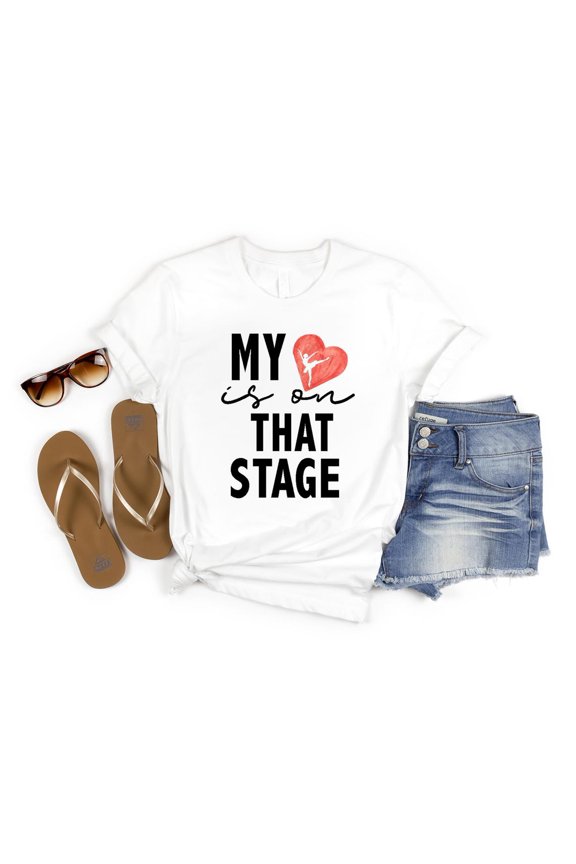 Dance Mom Shirt, Dance Lover Shirt, Dance Mama Shirt, My Heart Is That On Stage Shirt, Dance S, Talent Show Shirt, Dancing Tee SWEATSHIRT All Size S-5XL