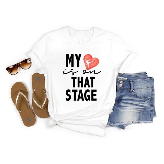 Dance Mom Shirt, Dance Lover Shirt, Dance Mama Shirt, My Heart Is That On Stage Shirt, Dance S, Talent Show Shirt, Dancing Tee SWEATSHIRT All Size S-5XL