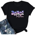 thumbnail image 1 of Dance Mom Shirt for Women in My Dance Mom Era T Shirts Novelty Dancing Girl Mama Graphic Tee100%cotton, 1 of 5