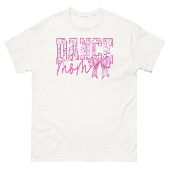 Dance Mom T-shirt, Dance Mom Gift, Dance Lover Tee, Ballet Mom Shirt (White, XL)
