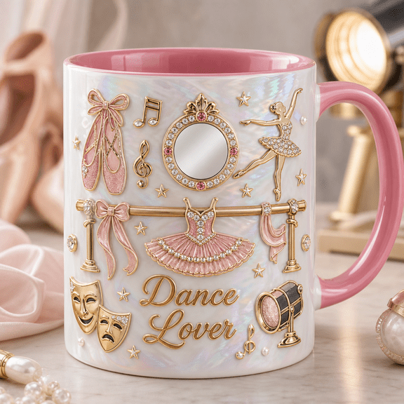 Dance Mug Ballet Performing Arts Gift for Dancers, Dance Teachers, Recital Fans