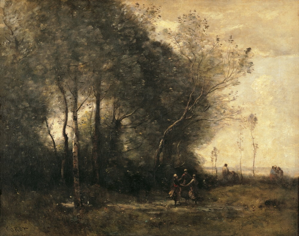 Dance Of The Nymphs (Souvenir Of Arleux) Canvas Art - (24 x 18)
