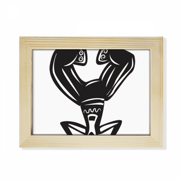 Dance Outline Celebrate Mexico Mexican Desktop Photo Frame Picture Art Decoration Painting 6x8 inch