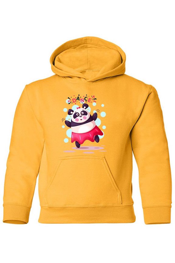 Dance Panda Hoodie Juniors -Image by Shutterstock, Small