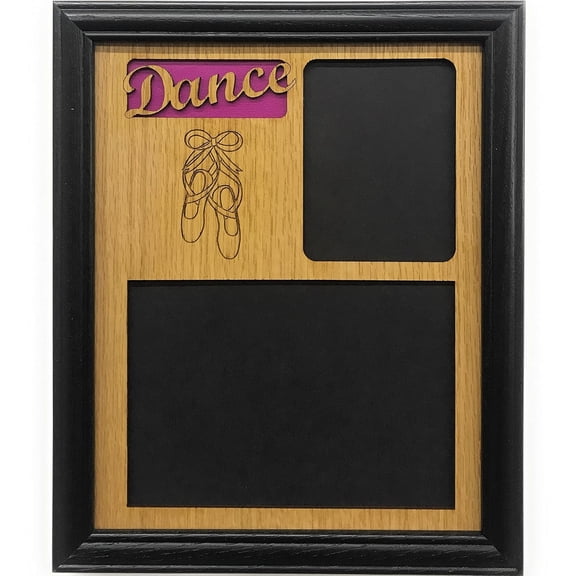 Dance Picture Frame (8x10 Layout C, Black)