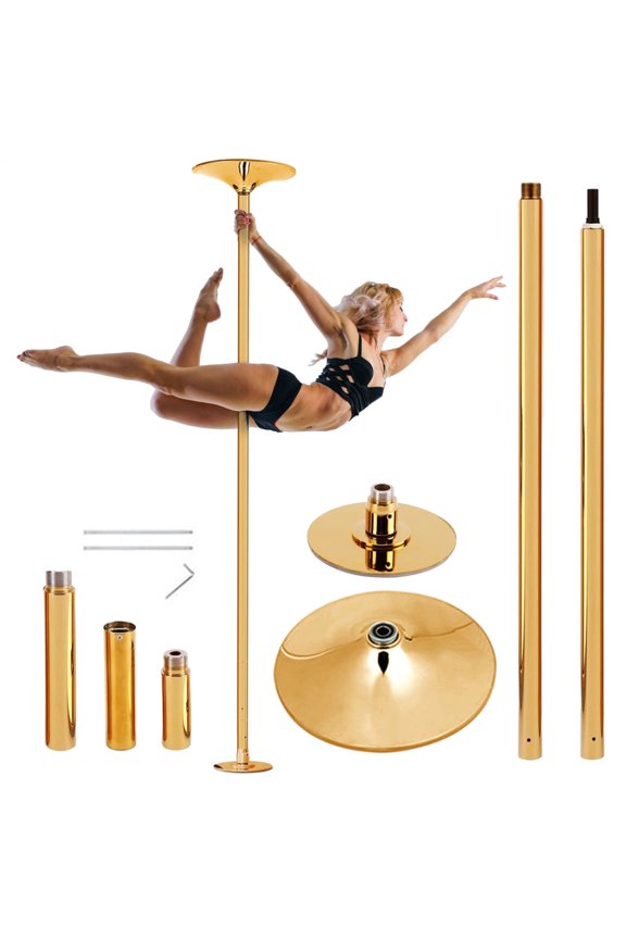 Dance Pole for Home, 45mm Detachable Portable Pole Dancing Pole, Heavy Duty Fitness Dance Tube, Adjustable Height Stripper Pole for Gym, Party