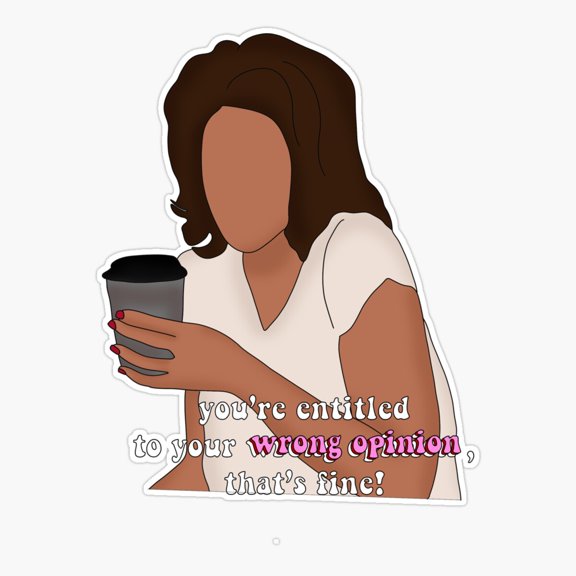 Dance Reality Doctor Opinion Quote Inspired Sticker