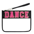 thumbnail image 1 of Dance Recital Clear Letter Patch Cosmetic Bag with Handle Portable Nylon Toiletry Zipper Pouch for Women Girls Teacher Appreciation, 1 of 4