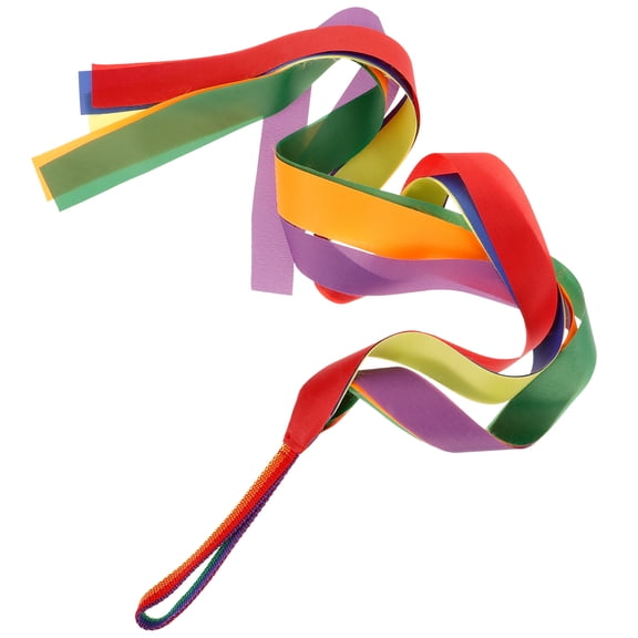 Dance Ribbon Rainbow Streamer Portable Dancing Ribbon Gymnastics Dance Ribbon