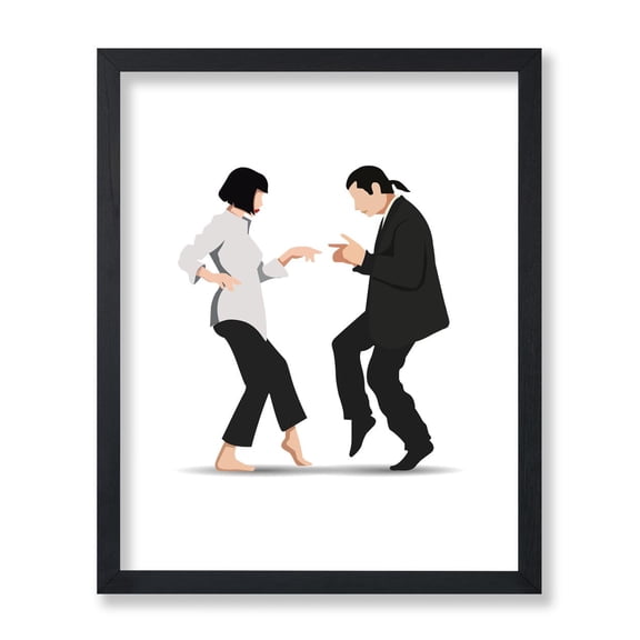 Dance Scene Print Classic Film Art The Twist Famous Movie Decor for Living Room Studio Gift for Men Women Dancers
