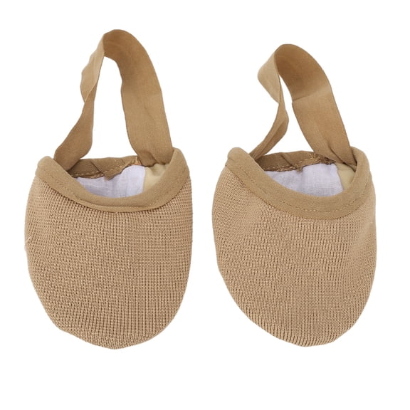 Dance Shoe, Slip Resistance Half Sole Ballet Slipper Breathable  For Practice For Dance Skin Color L