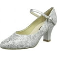 thumbnail image 1 of Dance Shoes Ballroom 2.5" Heel Sparkle So Danca BL166 Rosalina Silver 13.0M Adult, 1 of 1