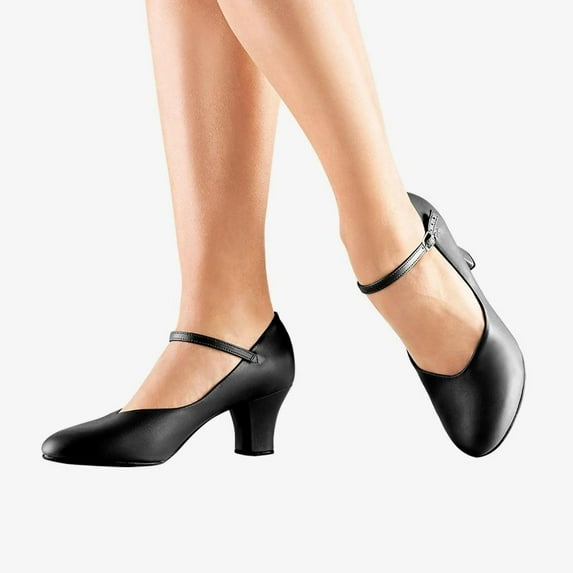 Dance Shoes Character Jazz 2" Heel So Danca CH52 Black 5.0M Adult