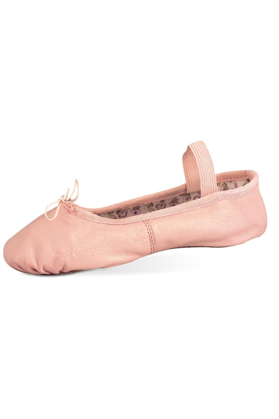 Dance Shoes Danz N Motion Ballet 5 Adult Pink Full Sole Classical Leather Singl