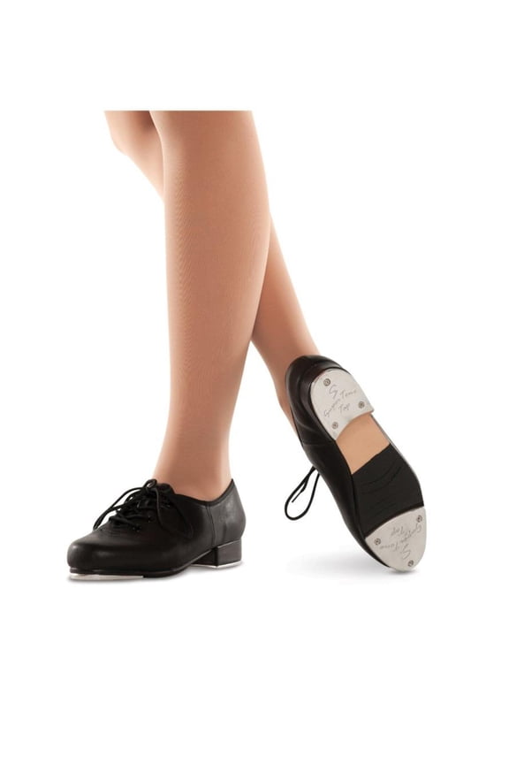 Dance Shoes Danz N Motion Tap 7 Black Mary Jane Broadway Leather Loop Strap Bro