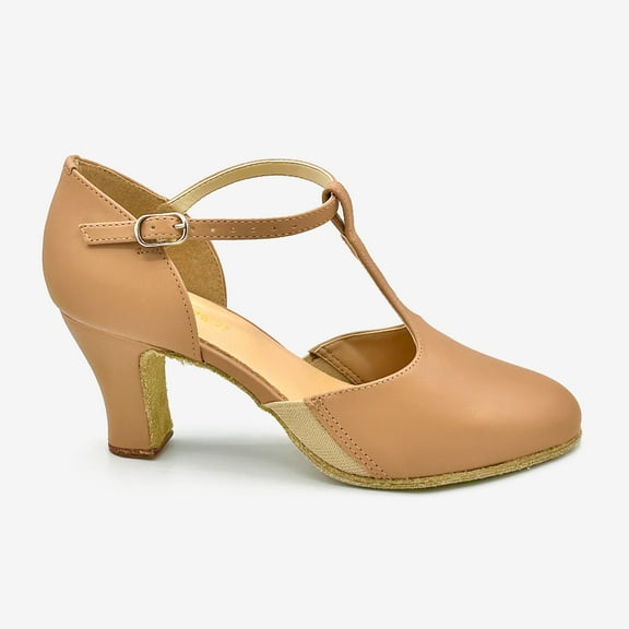 Dance  Shoes So Danca Ballroom 4 Adult Caramel 1.5" Heel Jazz Leather Single Str