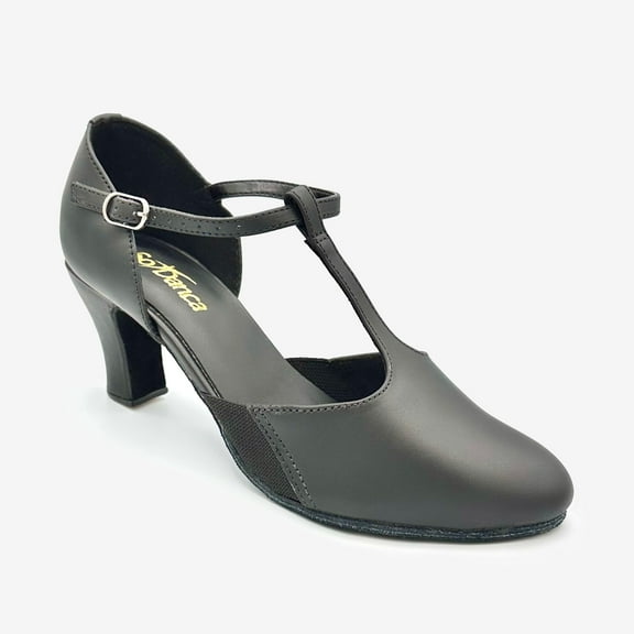 Dance Shoes So Danca Ballroom 9.5 Adult Black Jazz Leather Jazz Closed Toe Lati