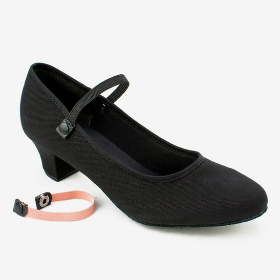 Dance Shoes So Danca Ballroom 9.5 Adult Black Latin Canvas Latin Closed Toe Sal