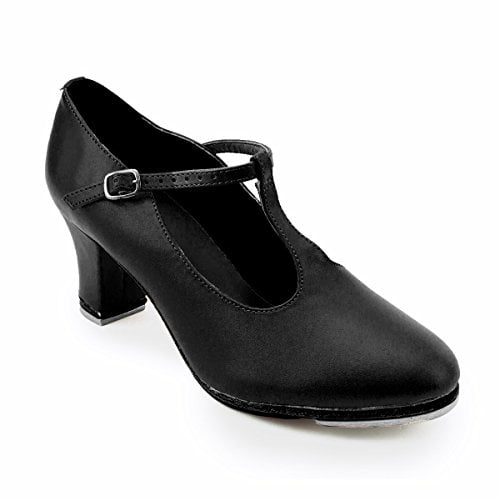 Dance Shoes So Danca Tap 4.5 Adult Black Broadway Leather Broadway ...