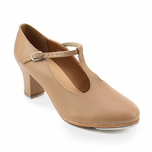 Dance Shoes So Danca Tap 9 Adult Caramel Broadway Leather Broadway Broadway Hoo Walmart