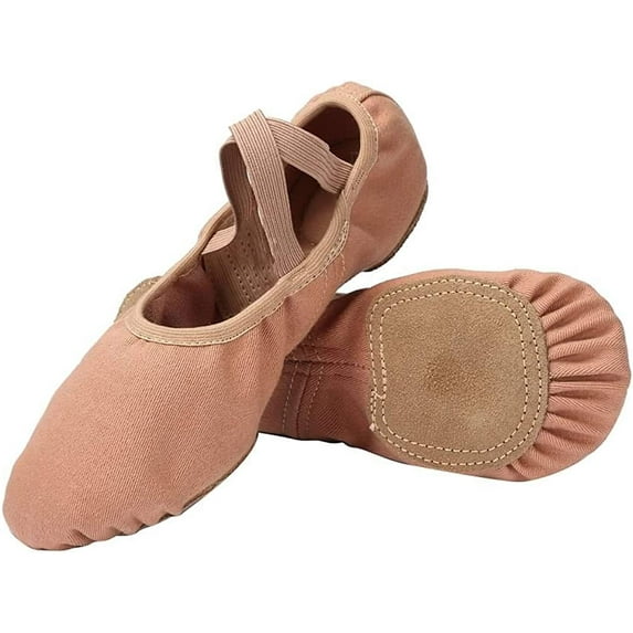 Dance Shoes for Girls Stretch Canvas Split Sole for Women