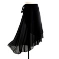 thumbnail image 1 of Dance Skirt with Adjustable Waist Tie Gymnastic Ballet Long Scarf Wrap Skirt, 1 of 21
