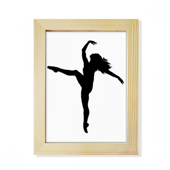 Dance Sports Dancer Performance Art Desktop Adorn Photo Frame Display Art Painting Wooden