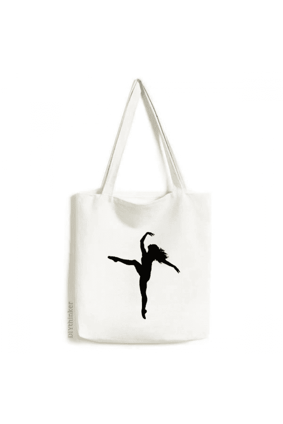 Dance Sports Dancer Performance Art Tote Canvas Bag Shopping Satchel Casual Handbag