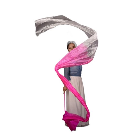 Dance Streamer Gymnastics Ribbons Artistic Performance Talent Show Props Polyester Throw Streamers With Rod