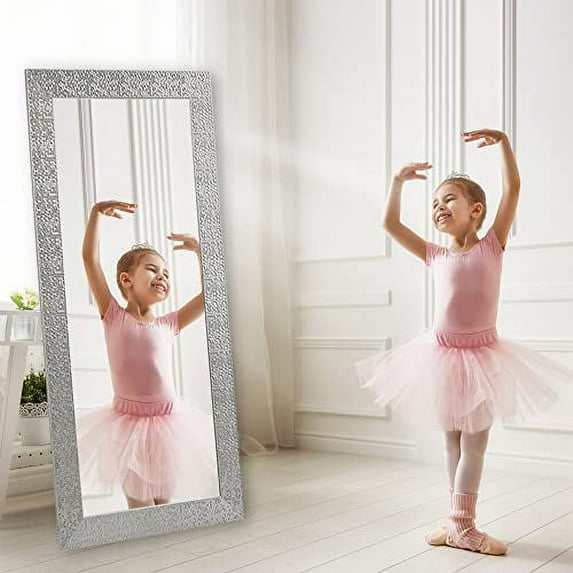 Dance Studio Mirrors-Color:Silver,Finish:Mosaic