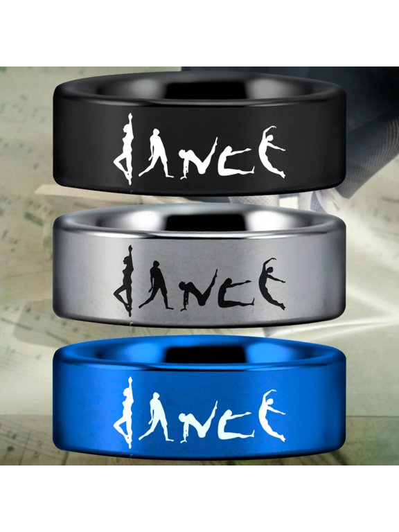 Dance Style 1 Tungsten Carbide Ring