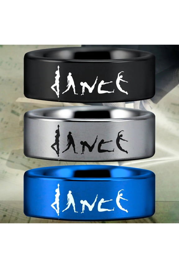Dance Style 1 Tungsten Carbide Ring
