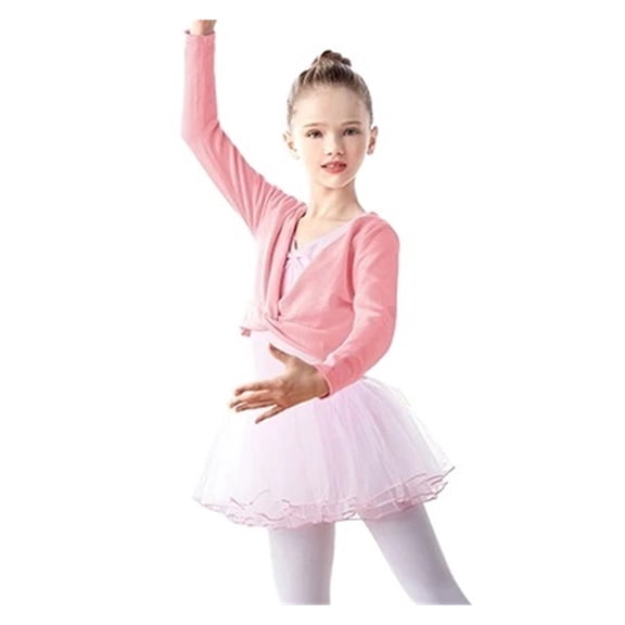 Dance Sweater For Girls Ballet Sweater Wrap Ballet Crop Tops Teen Gymnastic Leotard Sweater