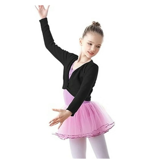 Dance Sweater For Girls Ballet Sweater Wrap Ballet Crop Tops Teen Gymnastic Leotard Sweater