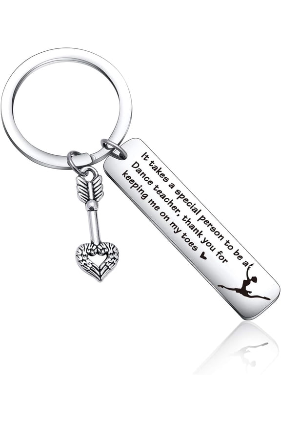 Dance Teacher Appreciation Gift - Perfect Thank You Gift For Dance Instructors Keychain