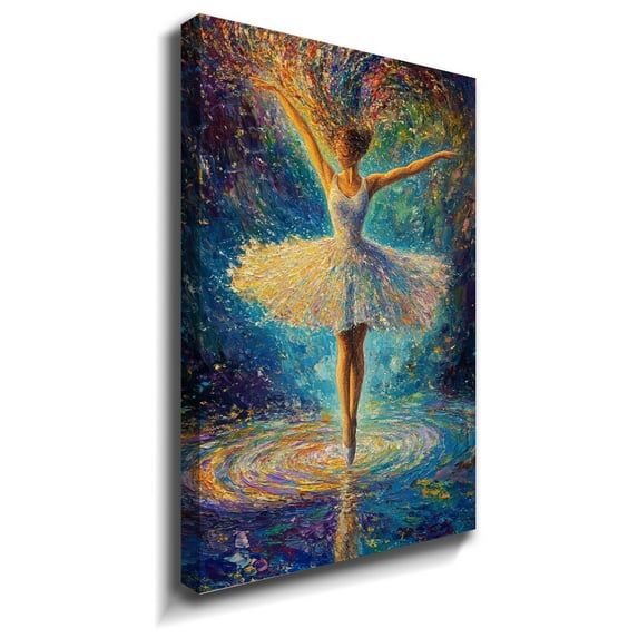 Dance Wall Art Ballerina Romance Canvas Art Dancing Posters Oil Painting For Wall Decoration