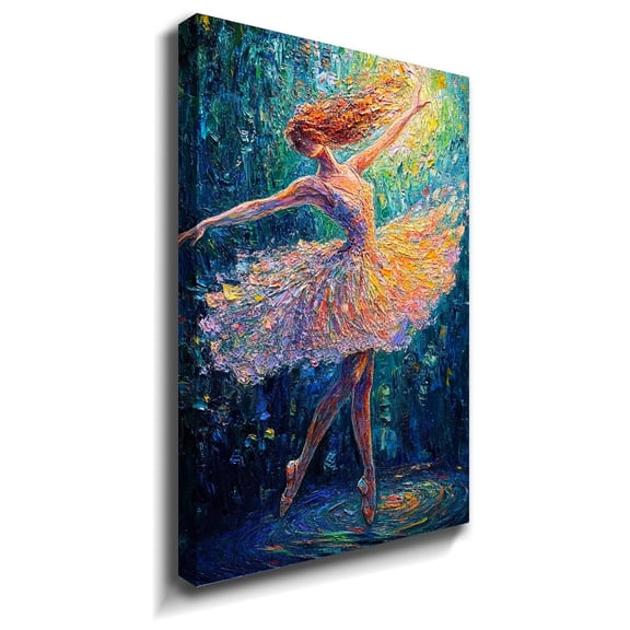 Dance Wall Art Ballet Girl Romance Canvas Art Dancing Posters Oil Painting For Wall Decoration