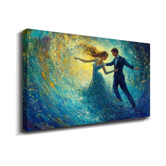 Dance Wall Art Ballroom Dancing Romance Canvas Art Dancing Posters Oil Painting For Wall Decoration