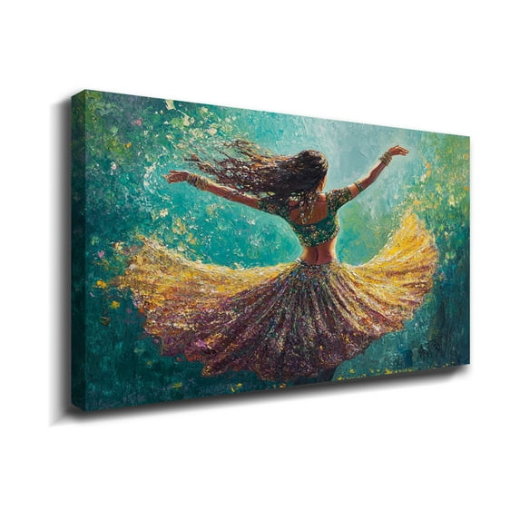 Dance Wall Art Belly Dance Romance Canvas Art Dancing Posters Oil Painting For Wall Decoration