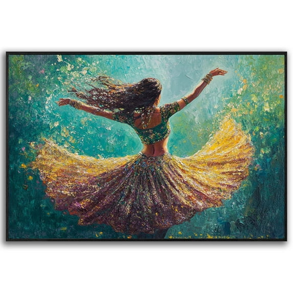 Dance Wall Art Belly Dance Romance Canvas Art Dancing Posters Oil Painting For Wall Decoration