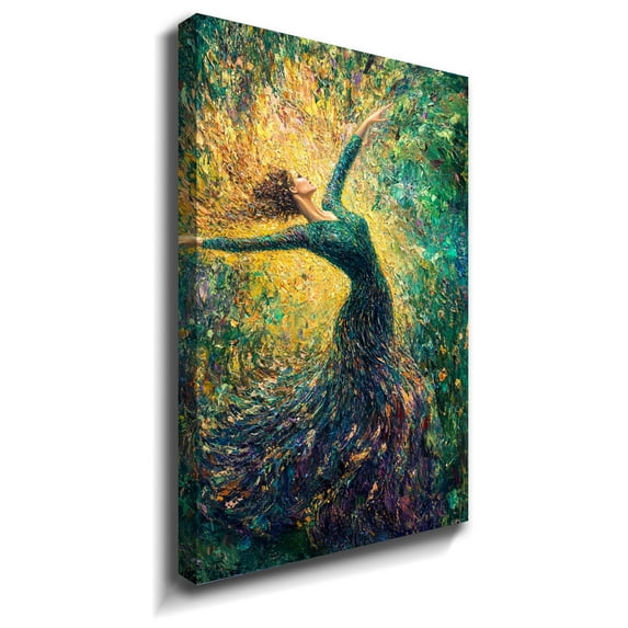Dance Wall Art Dancing Girl Romance Canvas Art Dancing Posters Oil Painting For Wall Decoration