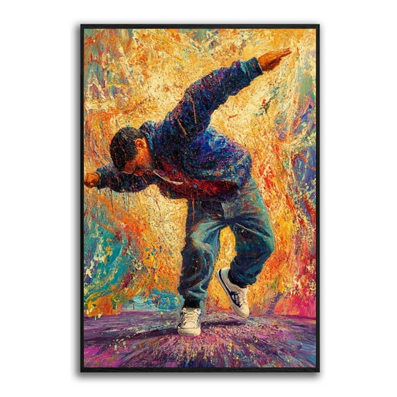 Dance Wall Art Street Dance Dancing Posters Oil Painting For Wall Decoration