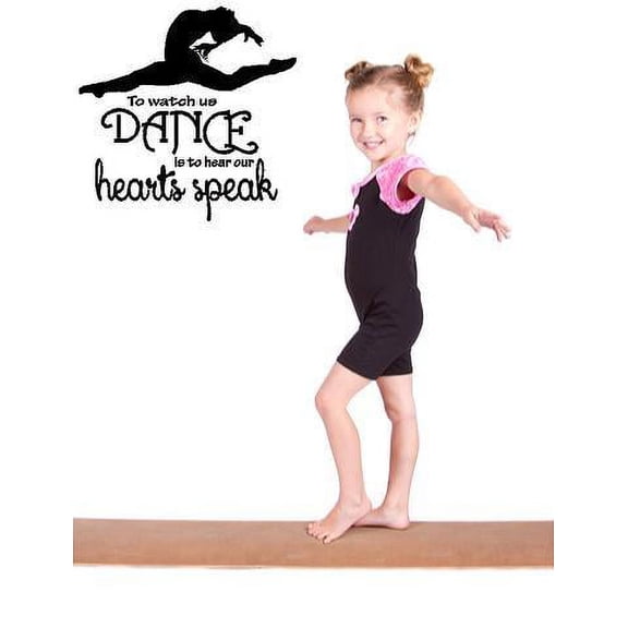 Dance Wall Decal - Dancing Vinyl Removable Sticker | 20"x20" [Dance4]