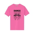 thumbnail image 1 of Dance With My Hands Short Sleeve Neon T-Shirt, 1 of 1