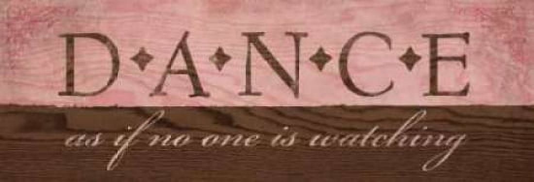 Dance in Pink Canvas Art - N Harbick (8 x 24)